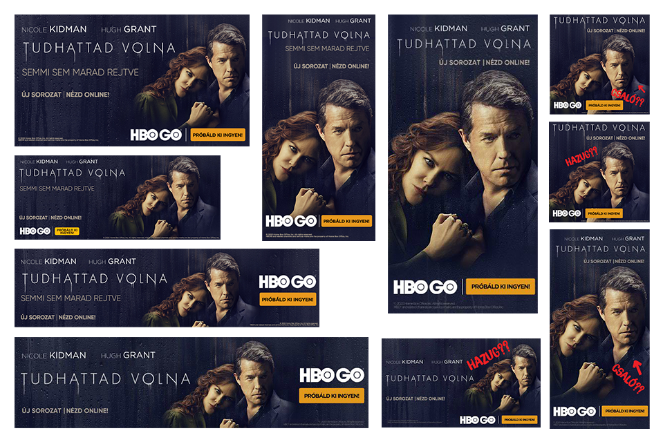 MediaCom (HBO) – The Undoing series campaign assets